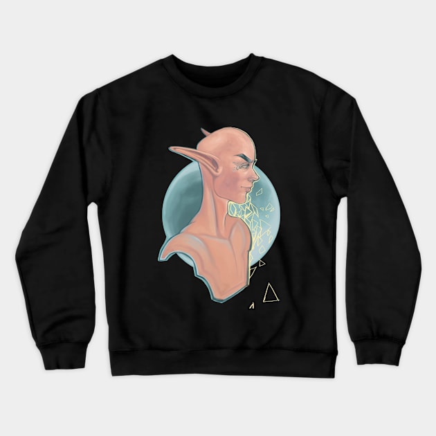 To the moon and back Crewneck Sweatshirt by Magda